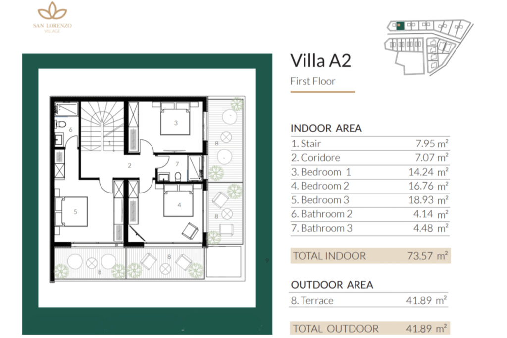 San Lorenzo, Villa A 2 _ 1